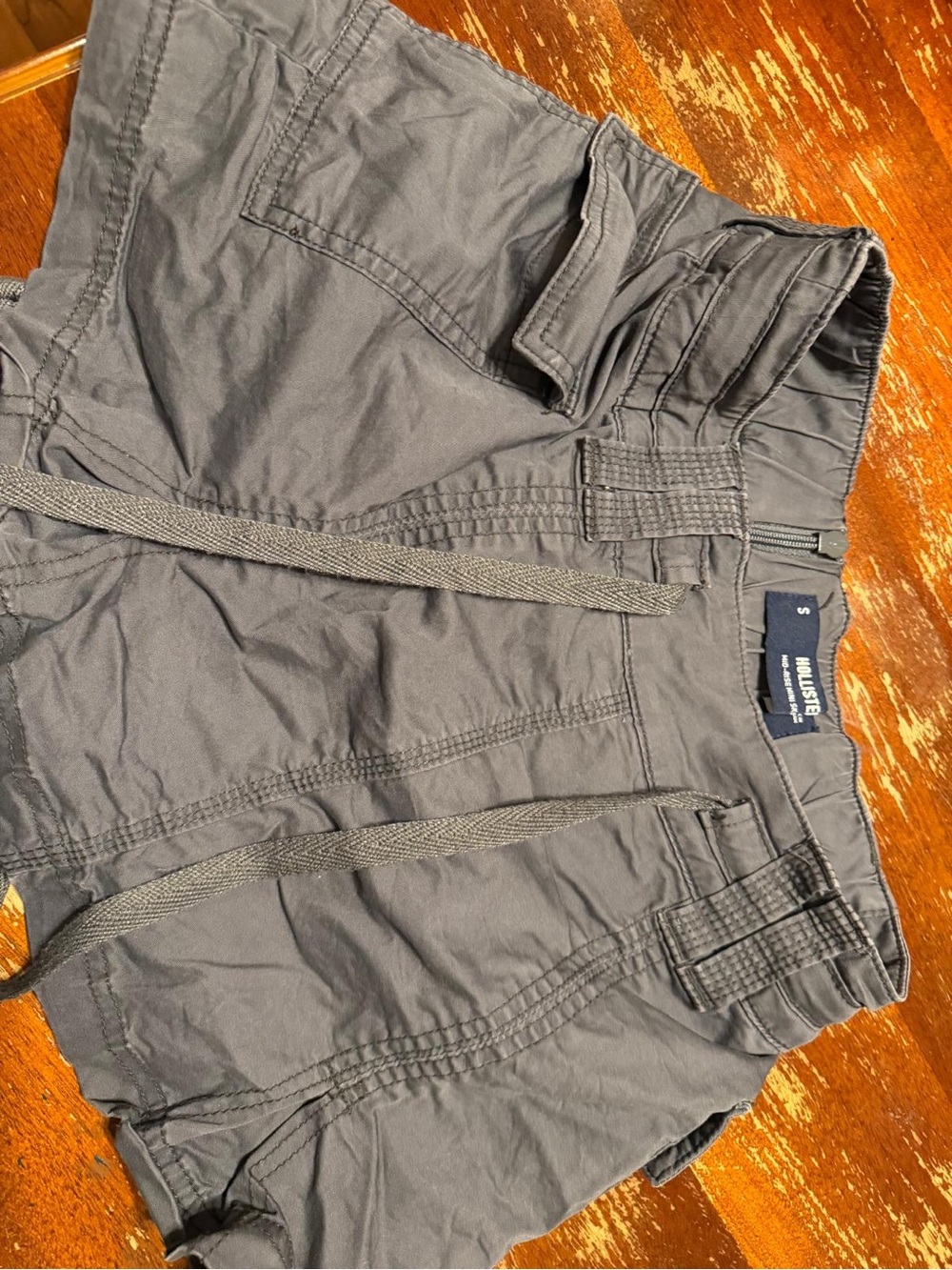 Hollister Charcoal Gray Mini Skirt